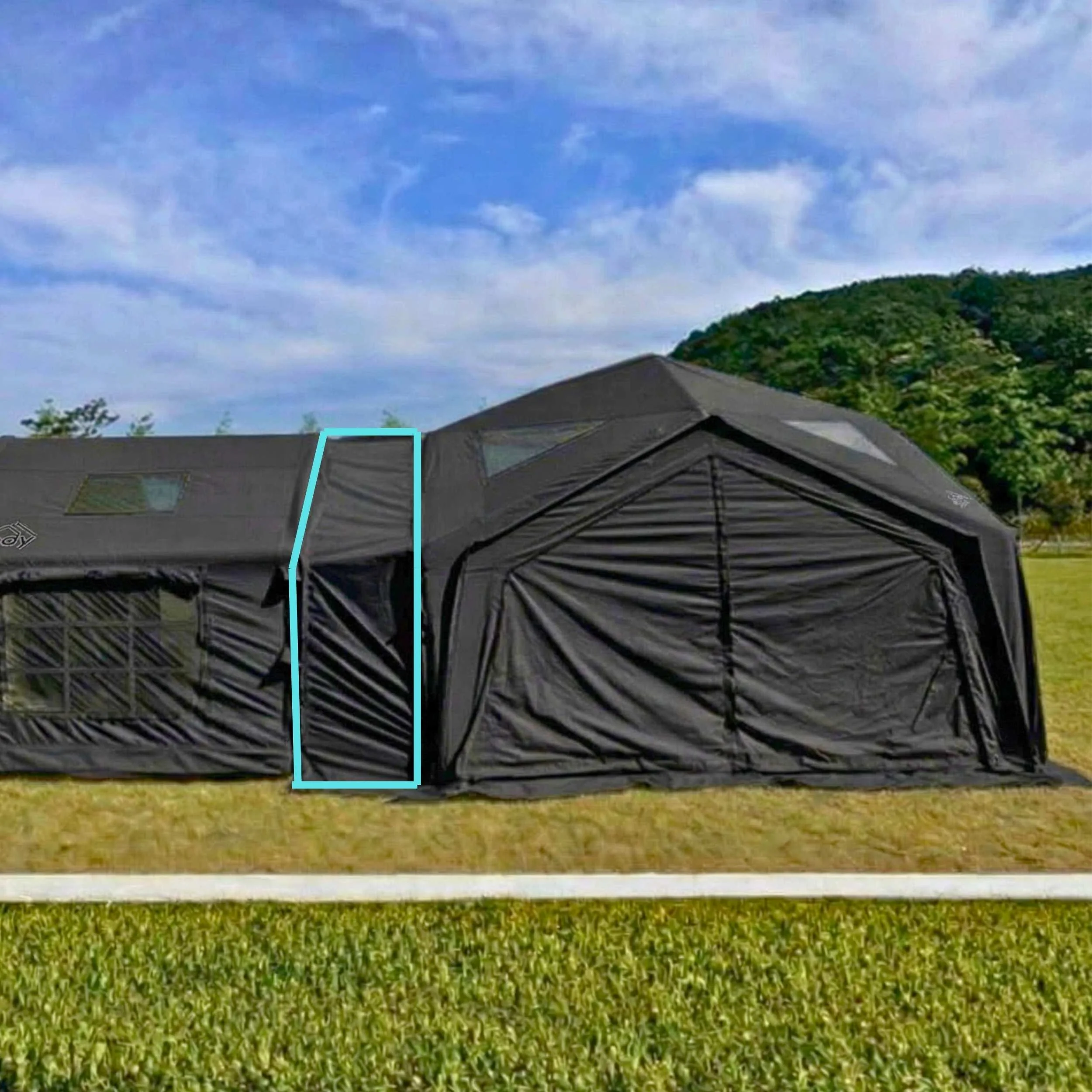 Coody Tent Connector 3.6+3.6 (Black) – for 17.2, 13.6, Hub, 10.0