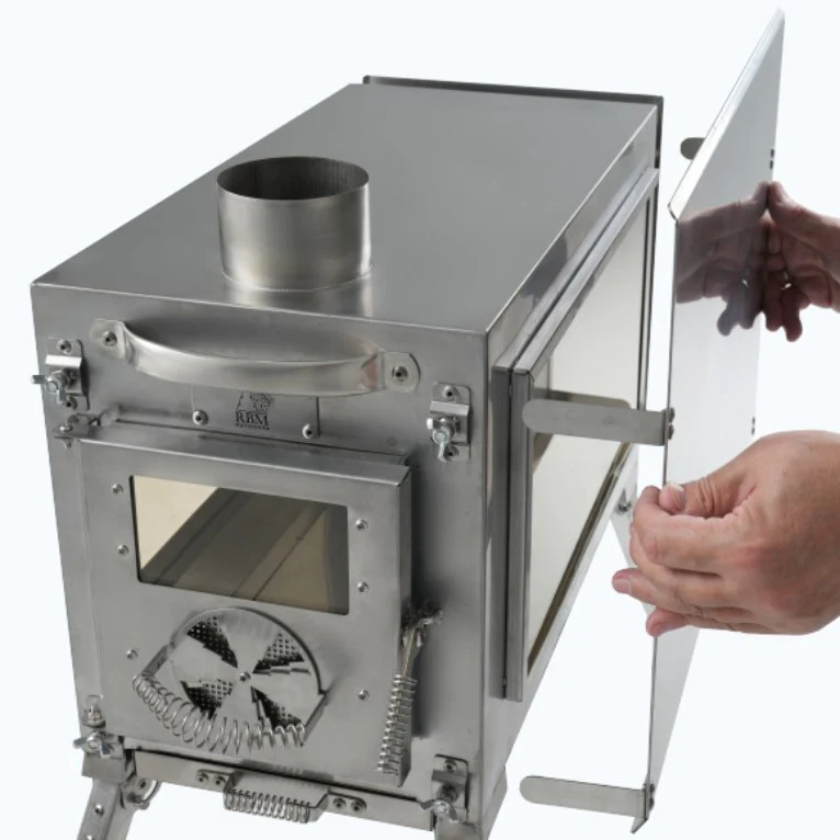 RBM Outdoors Wood Stove With Fire-Resistant Glass "Caminus M" - Image 14