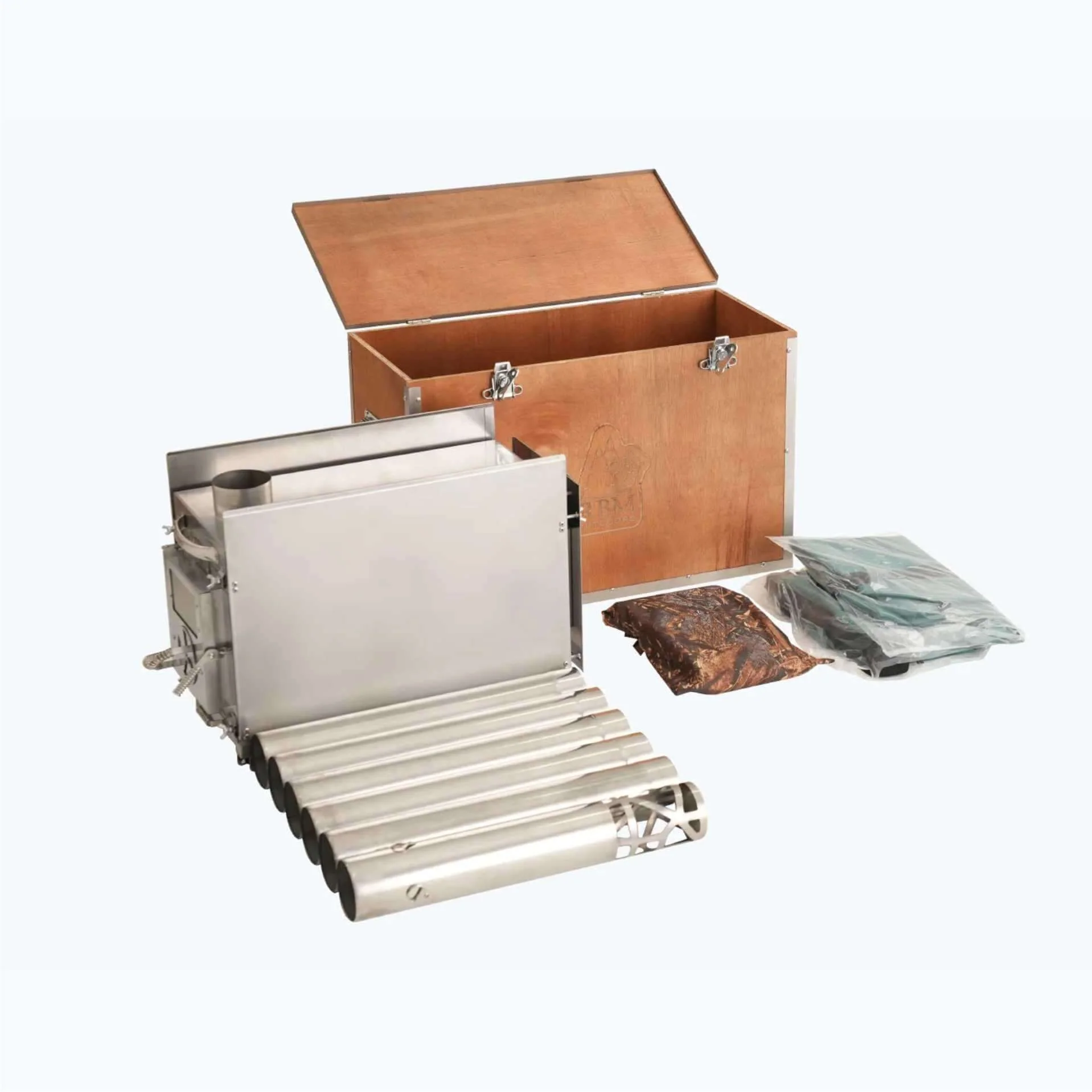 RBM Outdoors Wood Stove With Fire-Resistant Glass "Caminus M" - Image 8