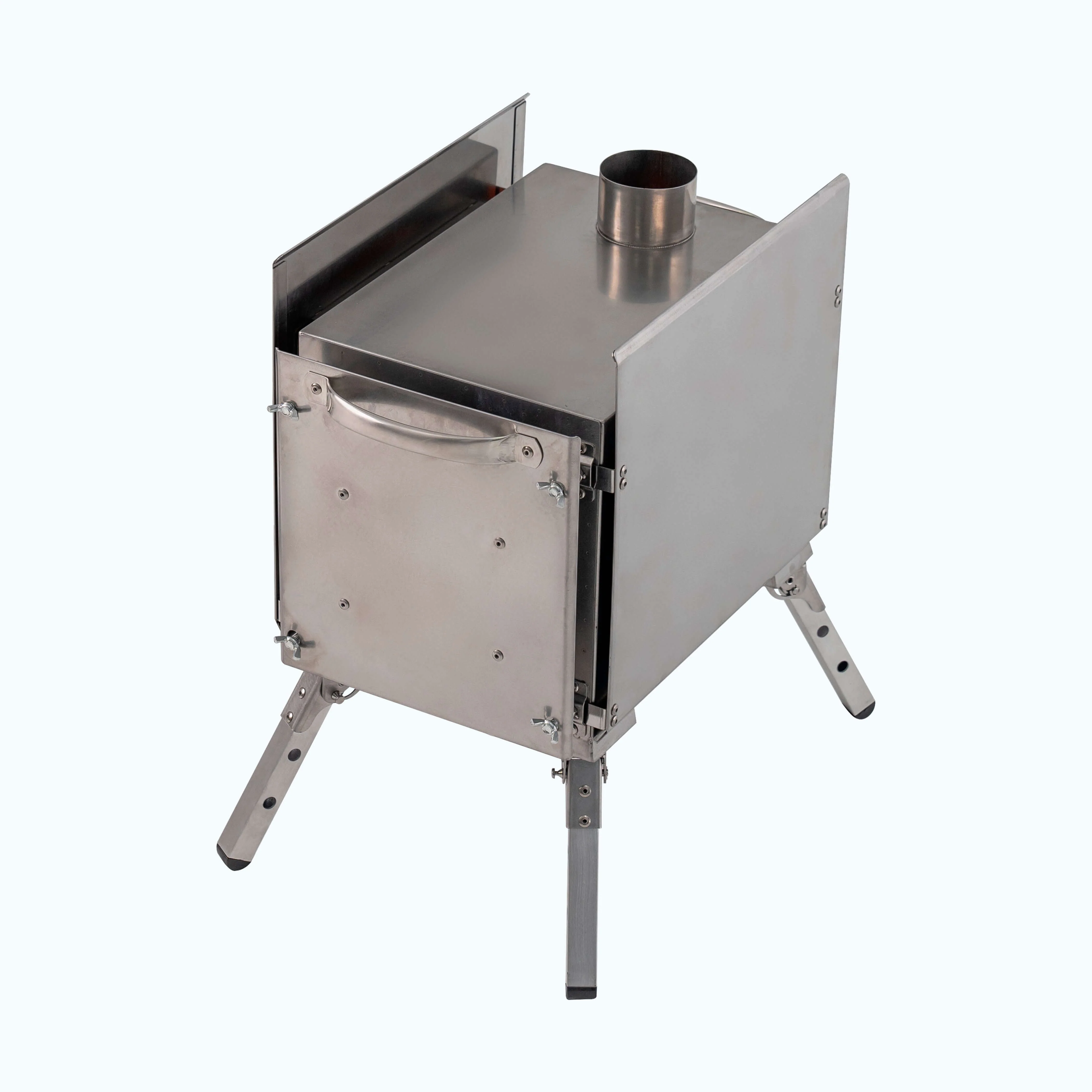 RBM Outdoors Wood Stove With Fire-Resistant Glass "Caminus S" - Image 4