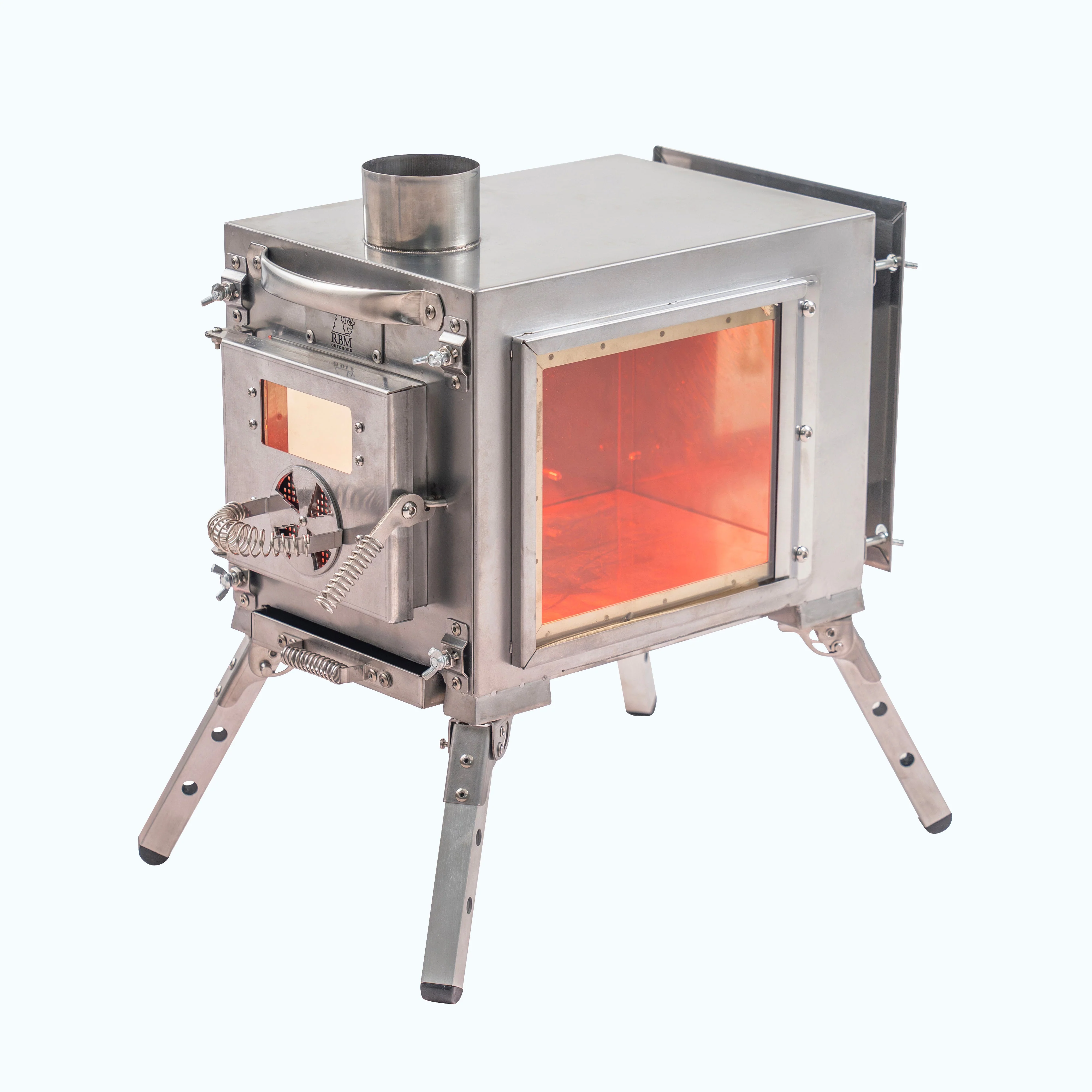 RBM Outdoors Wood Stove With Fire-Resistant Glass "Caminus S" - Image 8